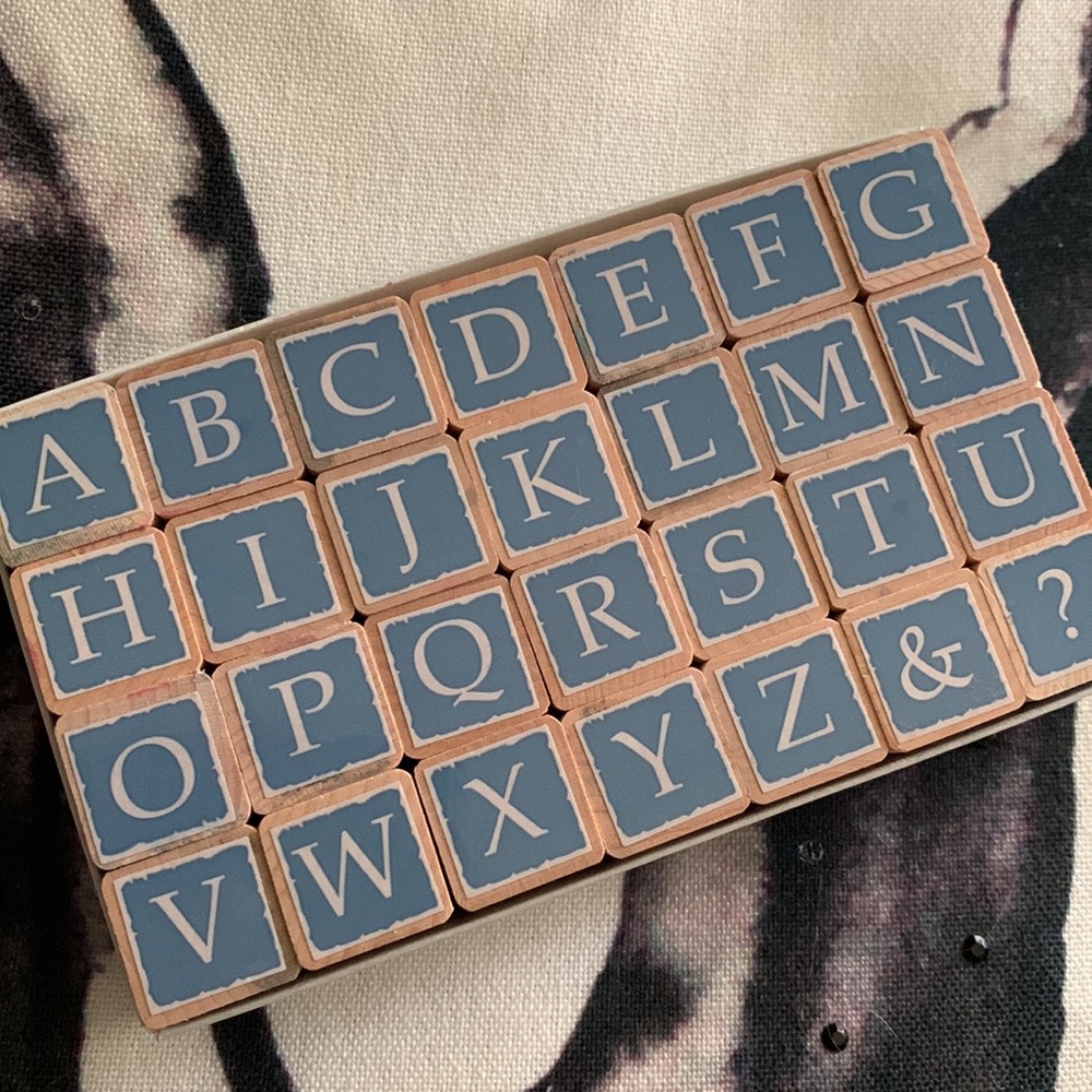 Rubber stamp set